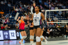 Atlanta Vibe vs Dallas Pulse at Gas South Arena in Duluth, Georgia. Photo by Royce Bussey / Sho'Nuff iMages.