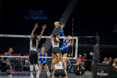 Atlanta Vibe vs Dallas Pulse at Gas South Arena in Duluth, Georgia. Photo by Royce Bussey / Sho'Nuff iMages.
